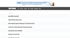 Desktop Screenshot of live.theverge.com